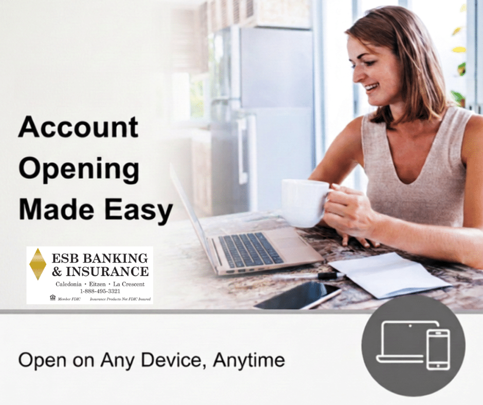 Online account opening Online account opening - ESB Banking & Insurance